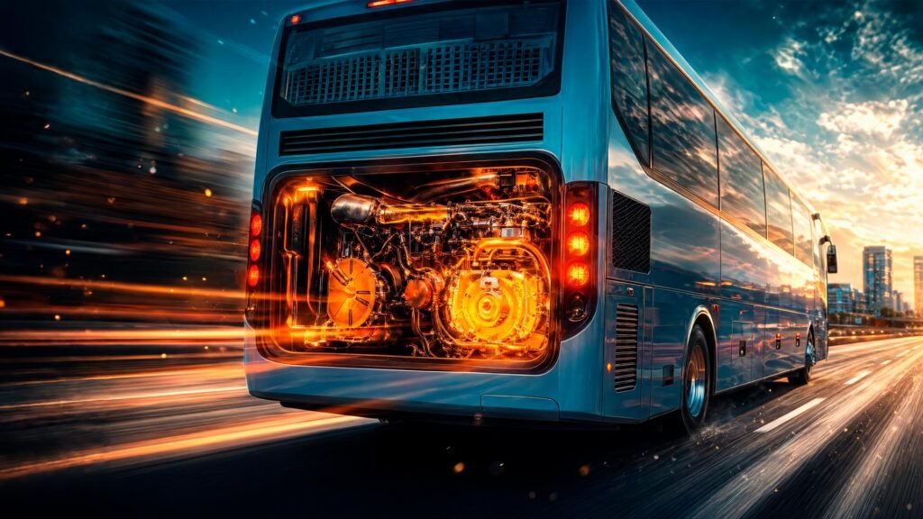 autobuses-con-motor-atras por que lo tienen atras