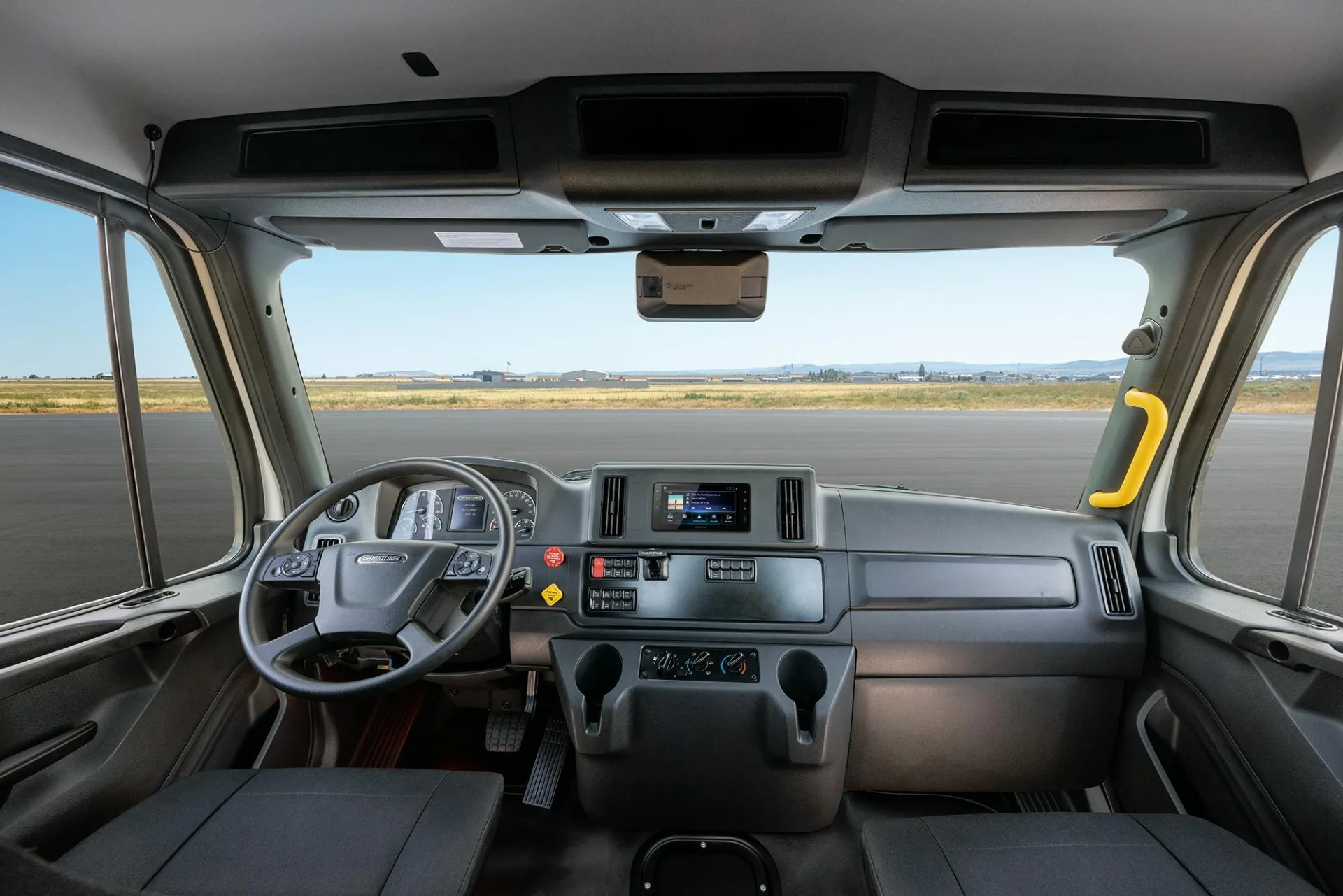 Vista desde la cabina del Freightliner M2