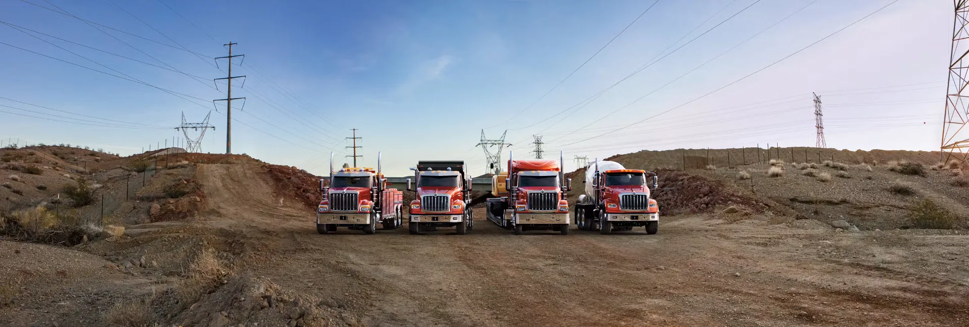 Los cuatro modelos International HX