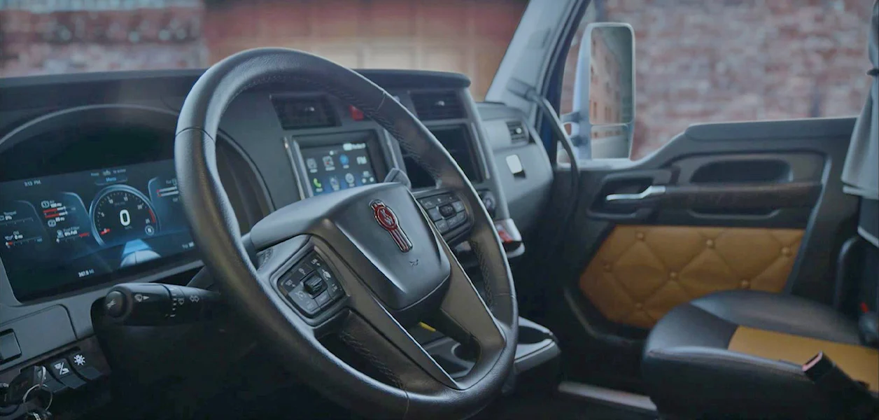 Tablero y volante del Kenworth T680